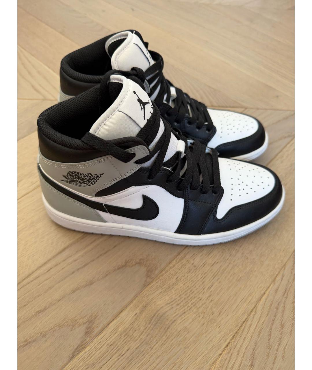 NIKE Черные кожаные кеды, фото 8