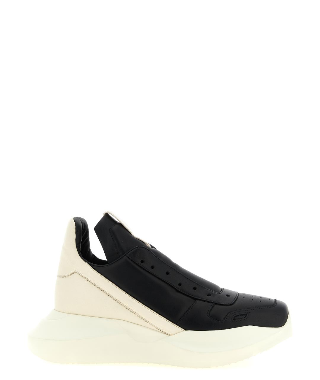 RICK OWENS Мульти кожаные низкие кроссовки / кеды, фото 5