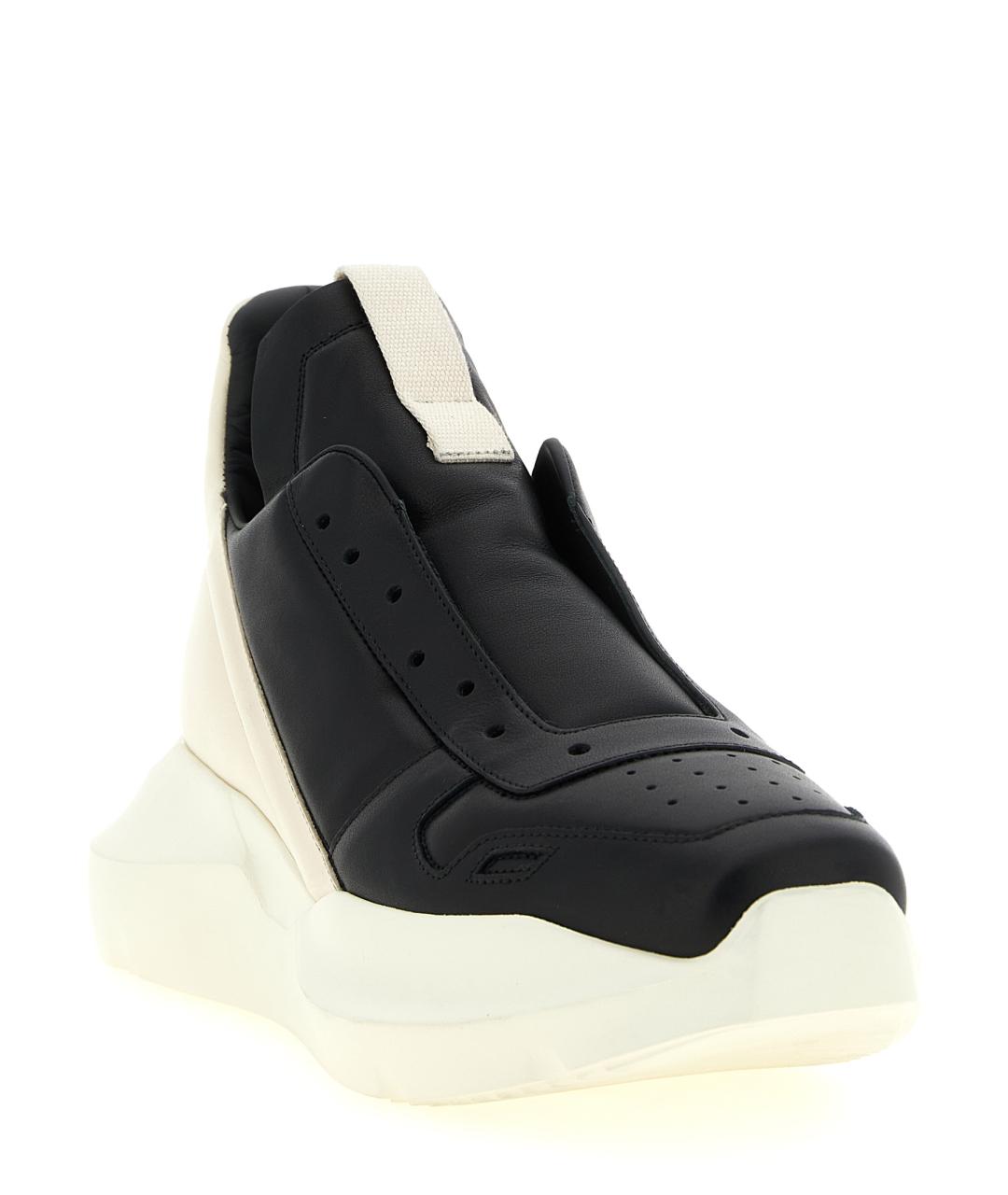 RICK OWENS Мульти кожаные низкие кроссовки / кеды, фото 2