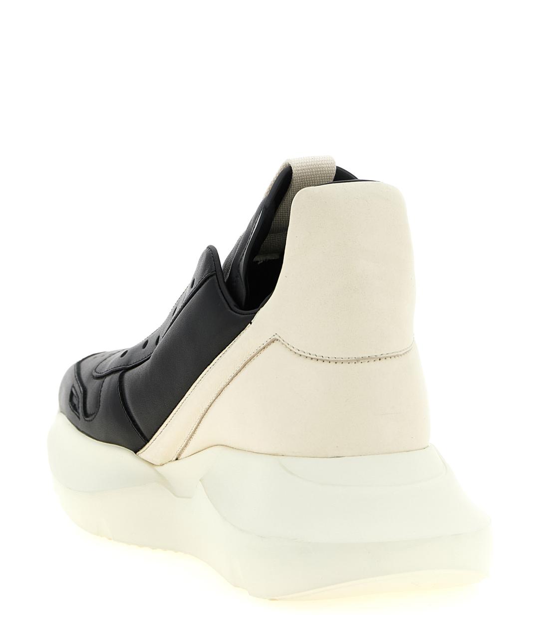 RICK OWENS Мульти кожаные низкие кроссовки / кеды, фото 3