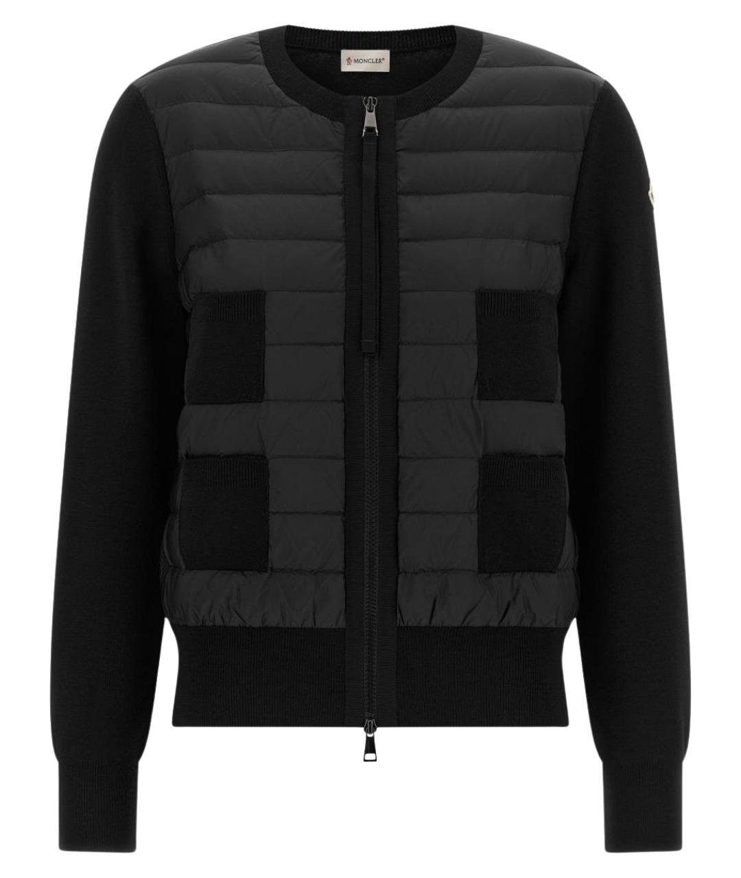 MONCLER Черный кардиган, фото 1