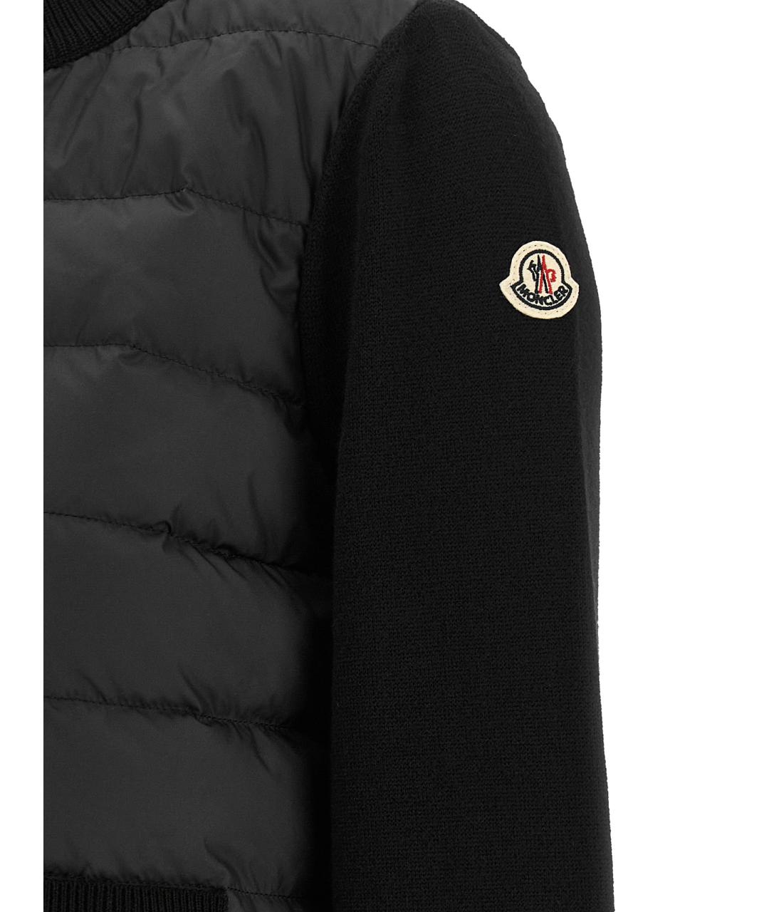 MONCLER Черный кардиган, фото 4