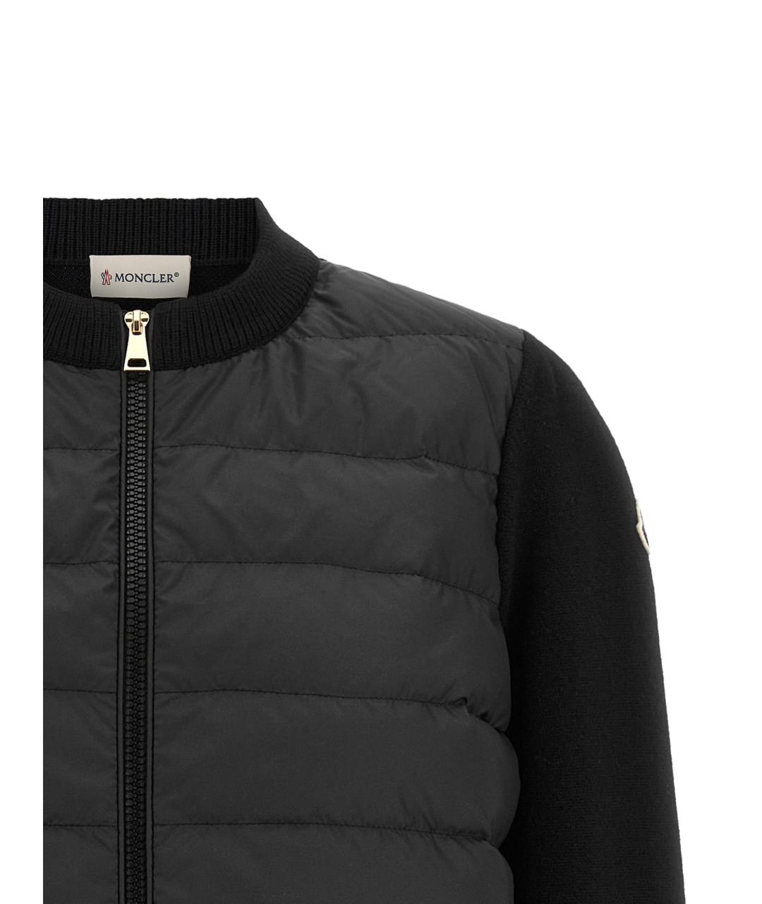 MONCLER Черный кардиган, фото 3