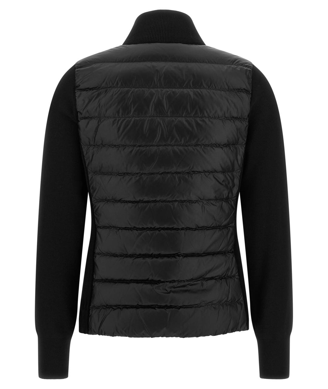 MONCLER Черная полиамидовая куртка, фото 2