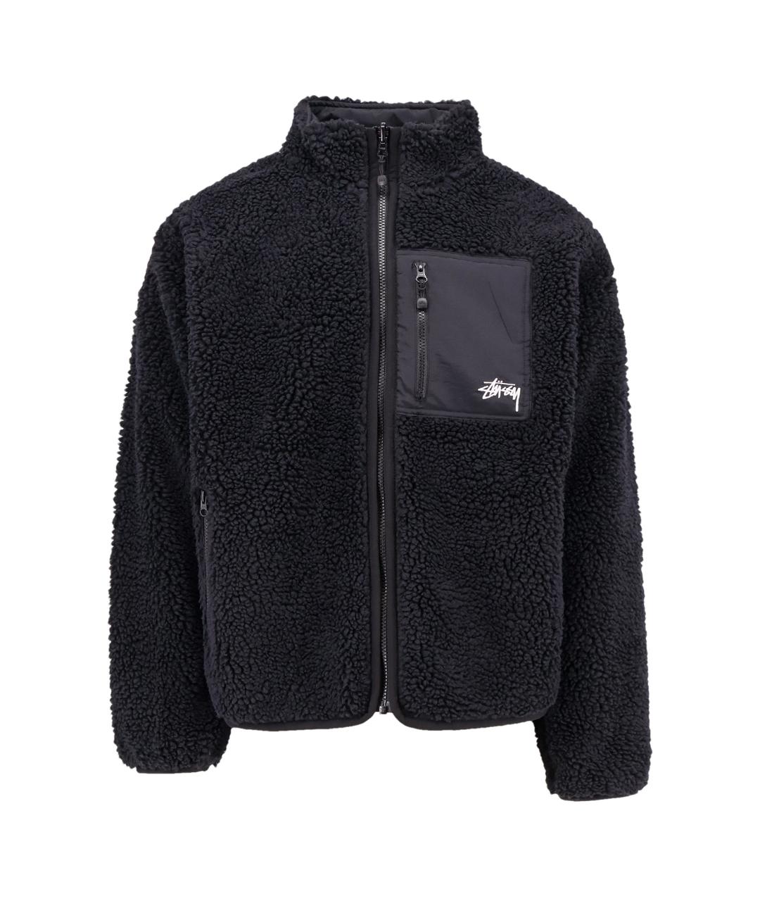 STUSSY Черная полиэстеровая куртка, фото 1