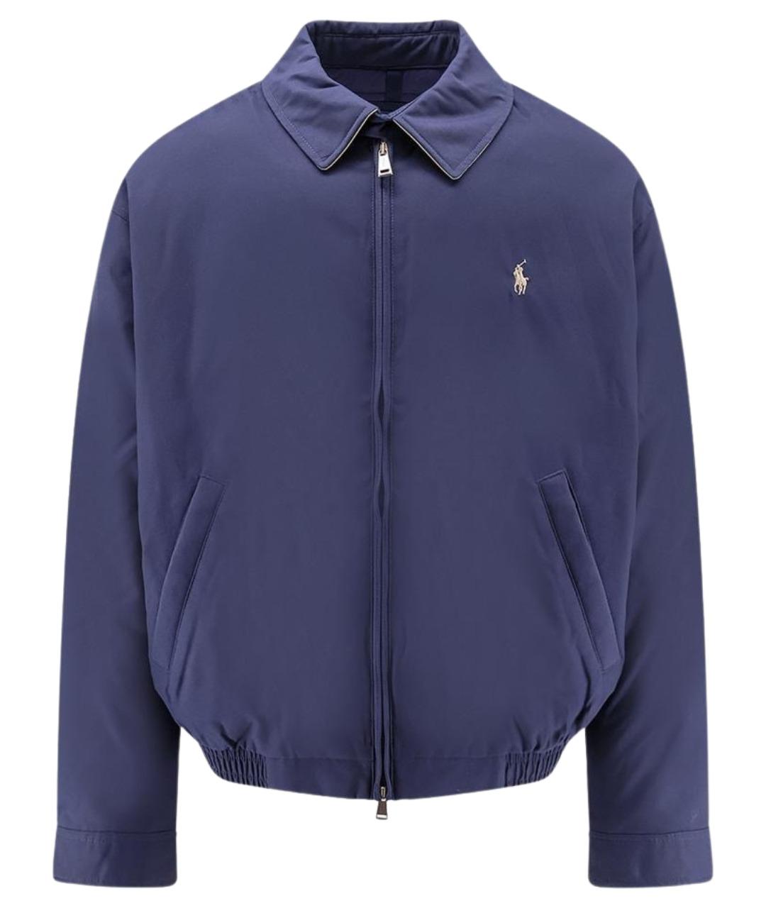 POLO RALPH LAUREN Синяя полиэстеровая куртка, фото 1