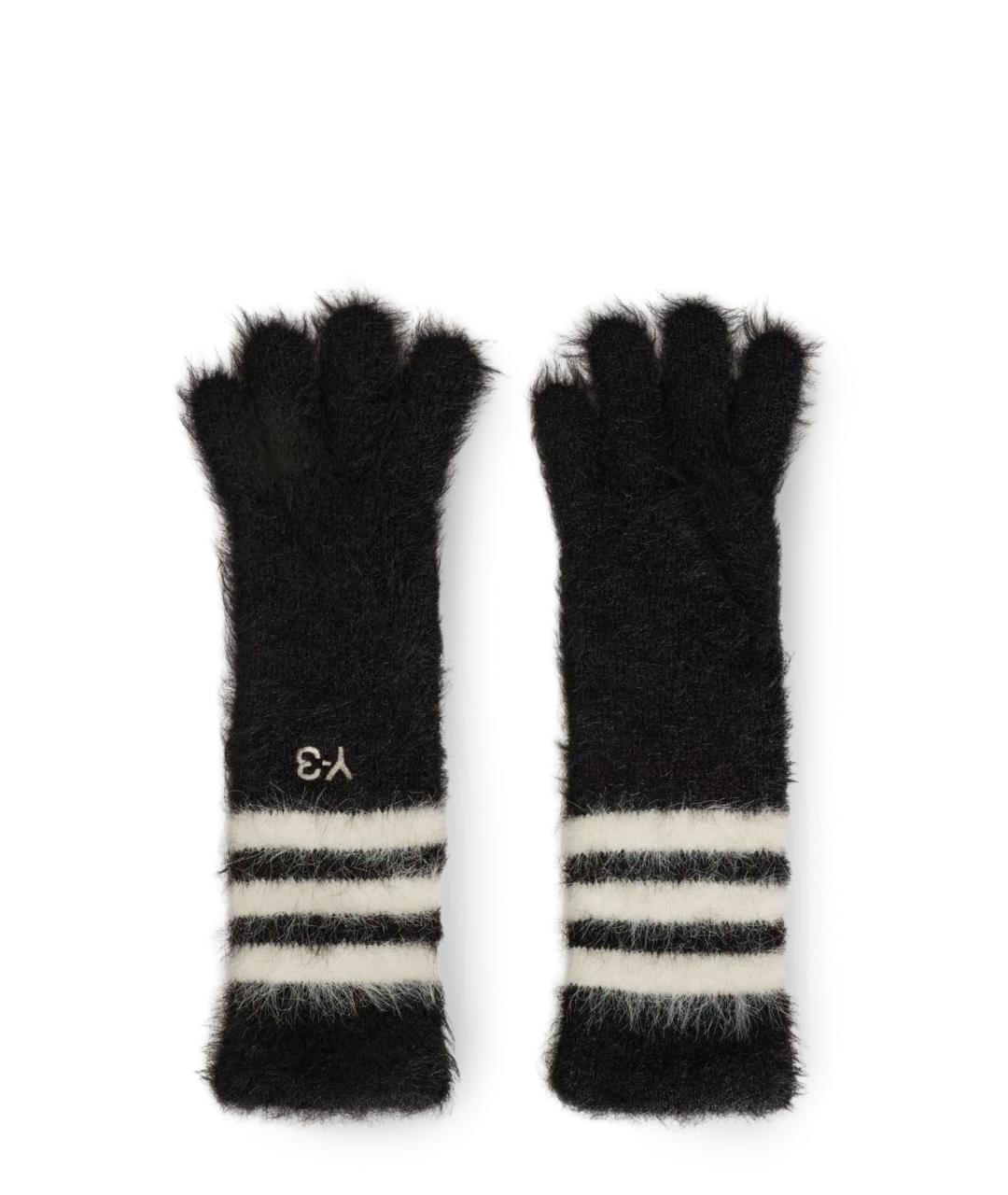 Y-3 Черные перчатки, фото 1