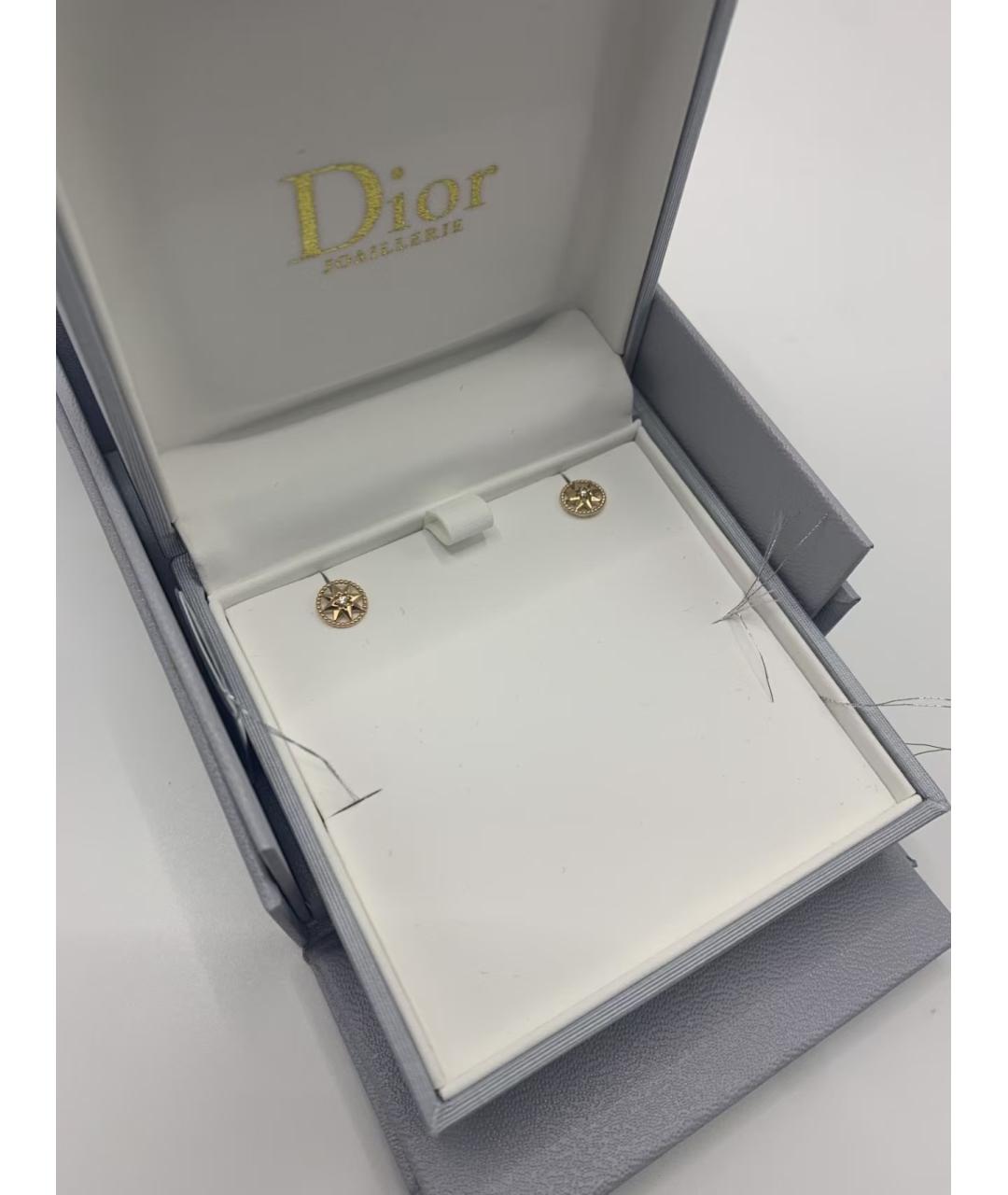 CHRISTIAN DIOR Золотые серьги, фото 5