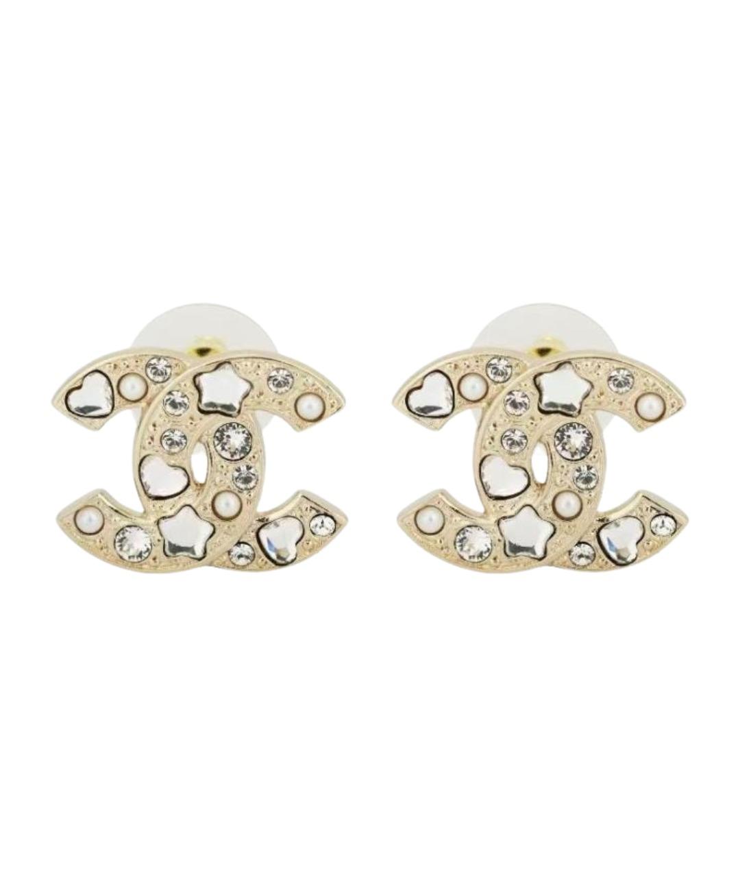 CHANEL Золотые серьги, фото 1