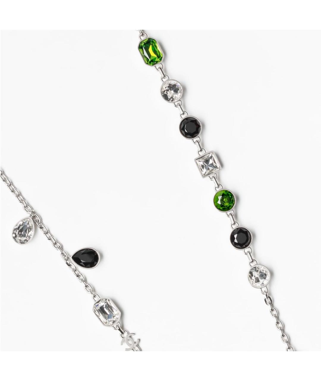 CHANEL Серебряное металлическое колье, фото 3