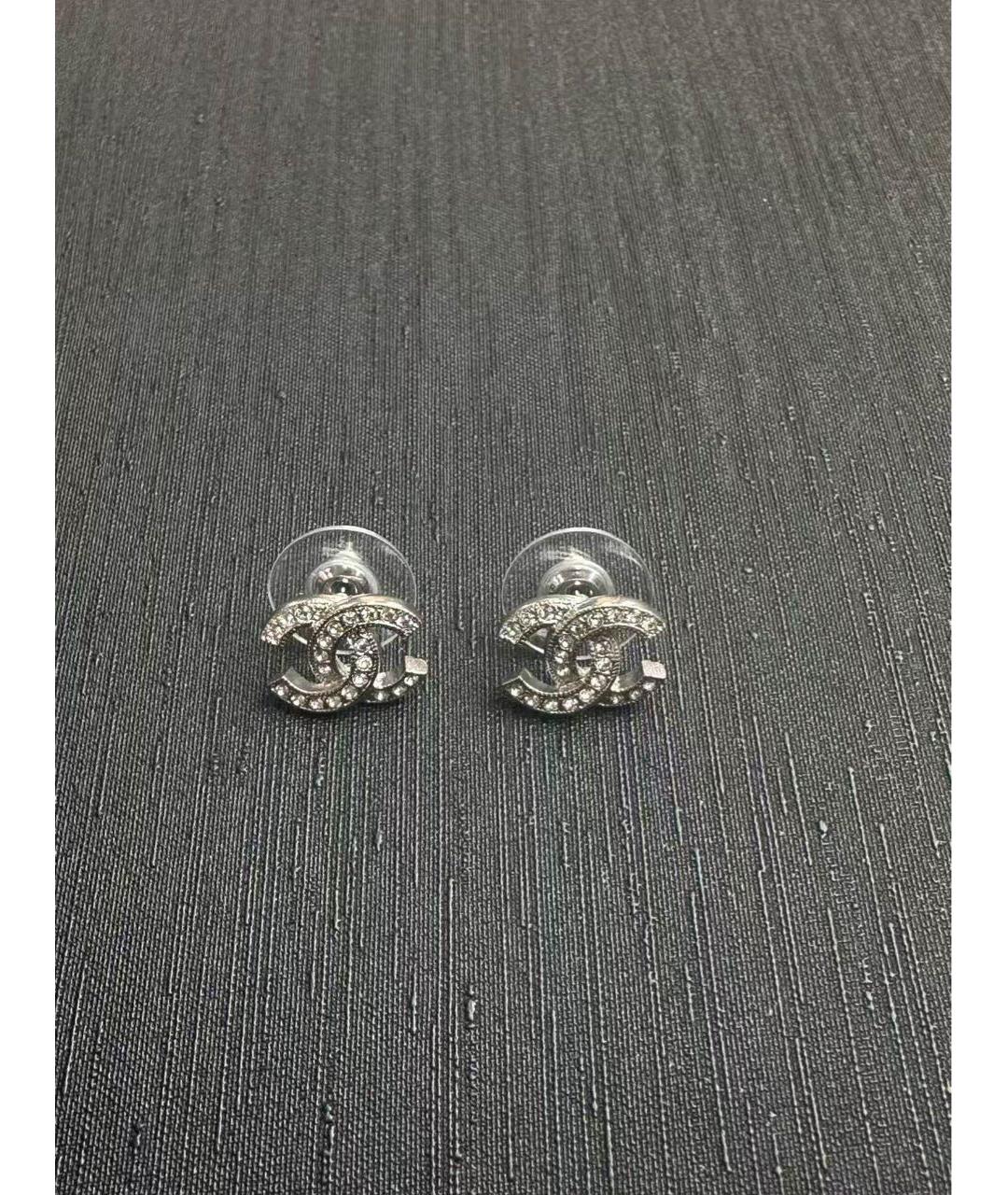 CHANEL Серебряные серьги, фото 5