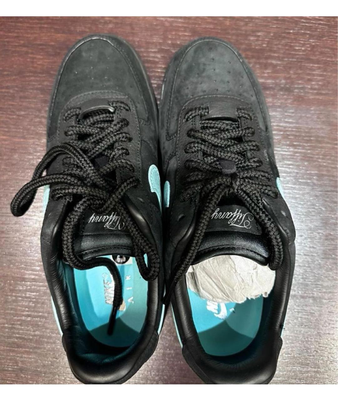NIKE Черные нубуковые кроссовки, фото 3