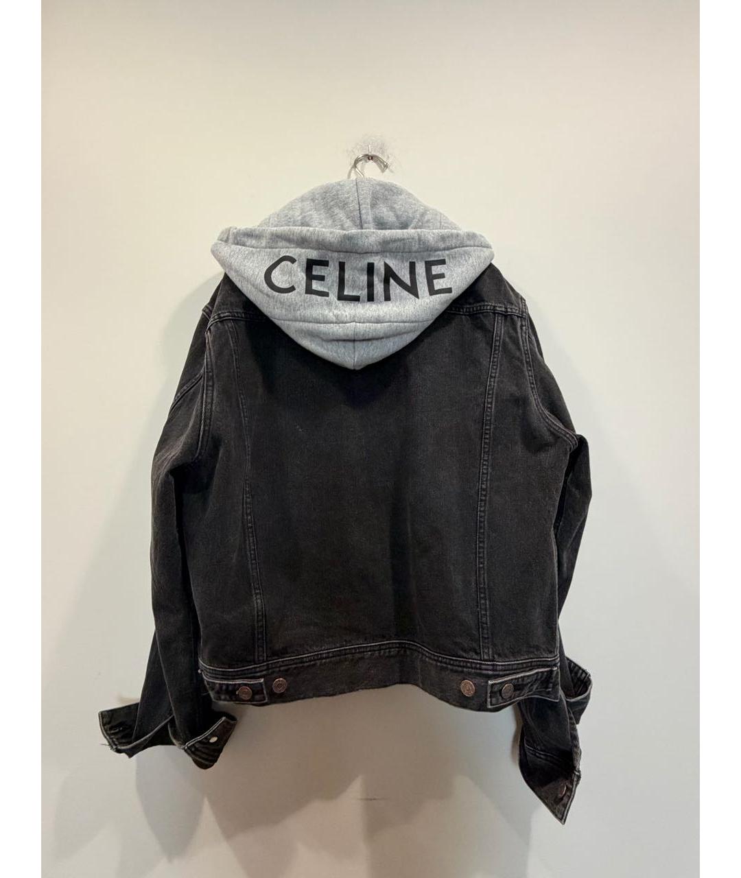CELINE Черная хлопковая куртка, фото 2