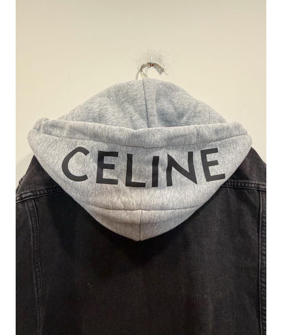 CELINE Черная хлопковая куртка, фото 6