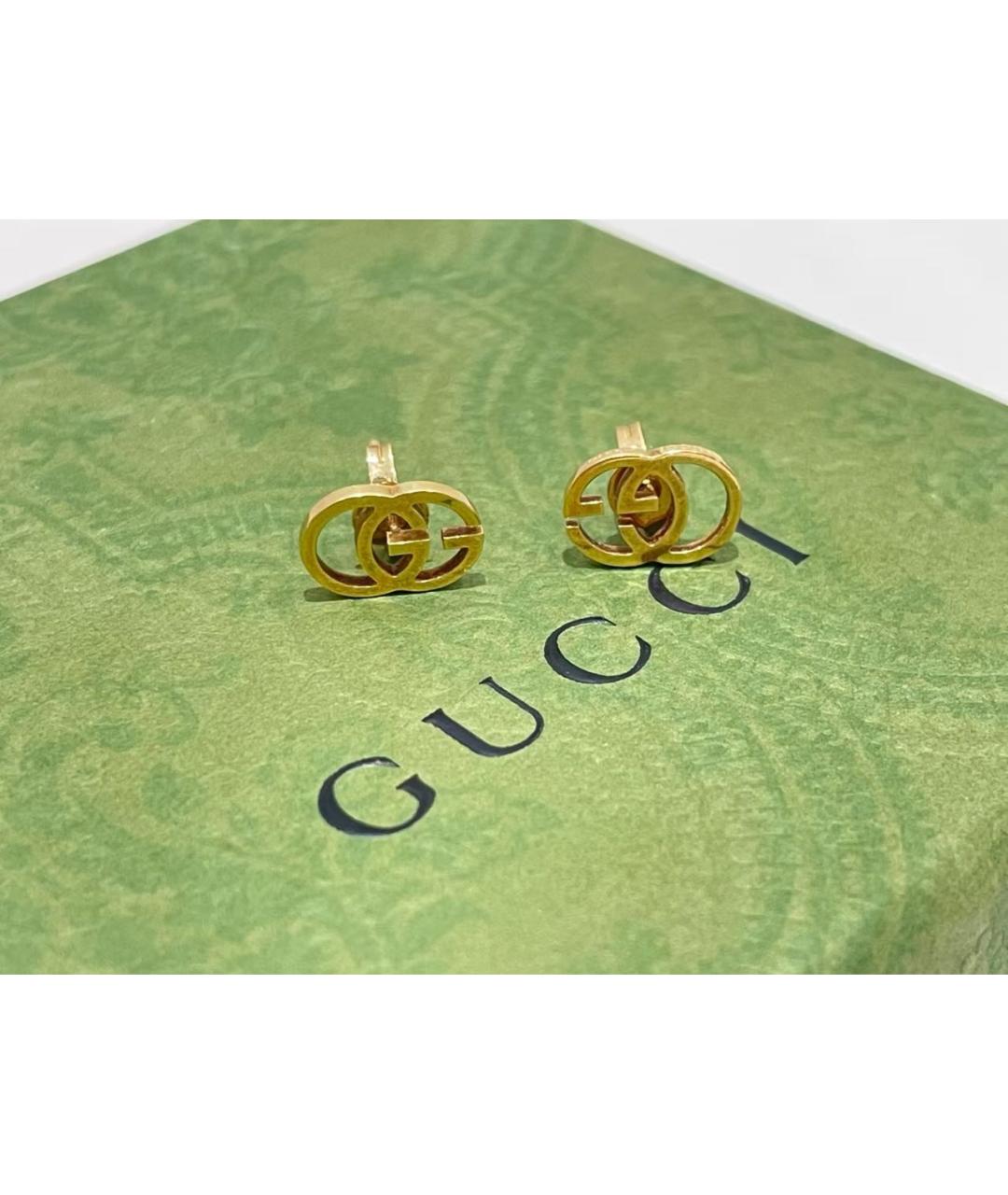 GUCCI Золотые серьги, фото 4