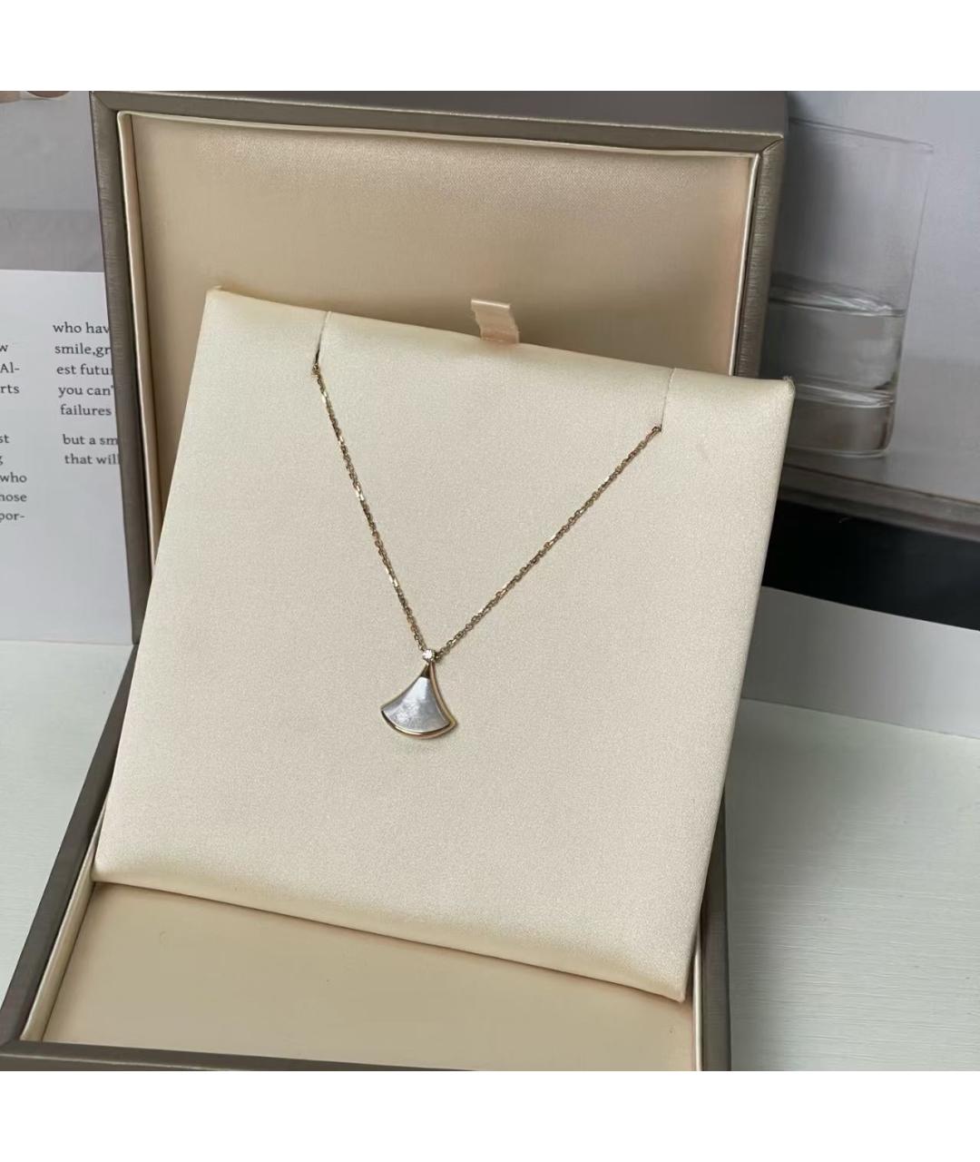 BVLGARI Белая подвеска, фото 3