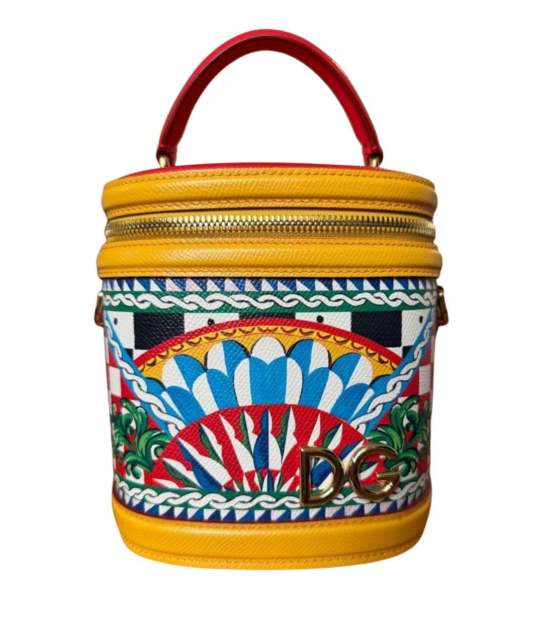 DOLCE&GABBANA Мульти кожаная сумка с короткими ручками, фото 1