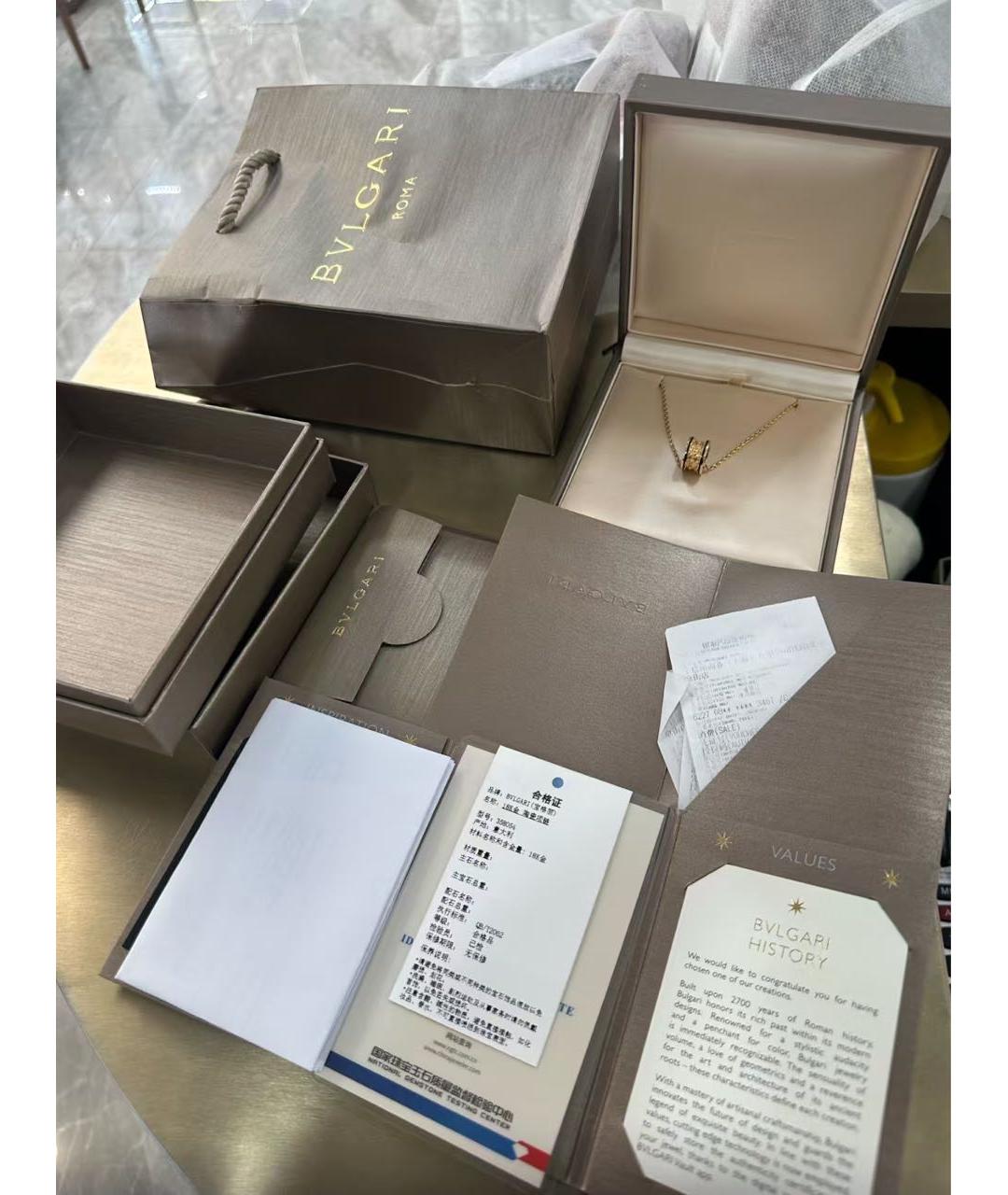 BVLGARI Золотая подвеска, фото 6