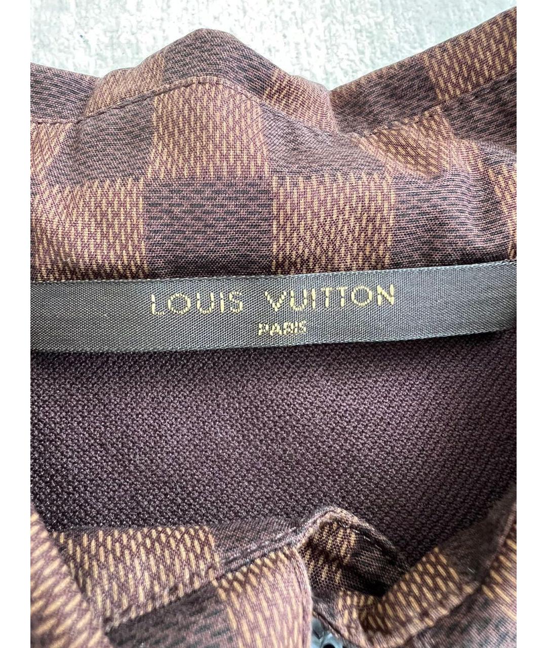 LOUIS VUITTON Коричневый хлопковый джемпер / свитер, фото 5