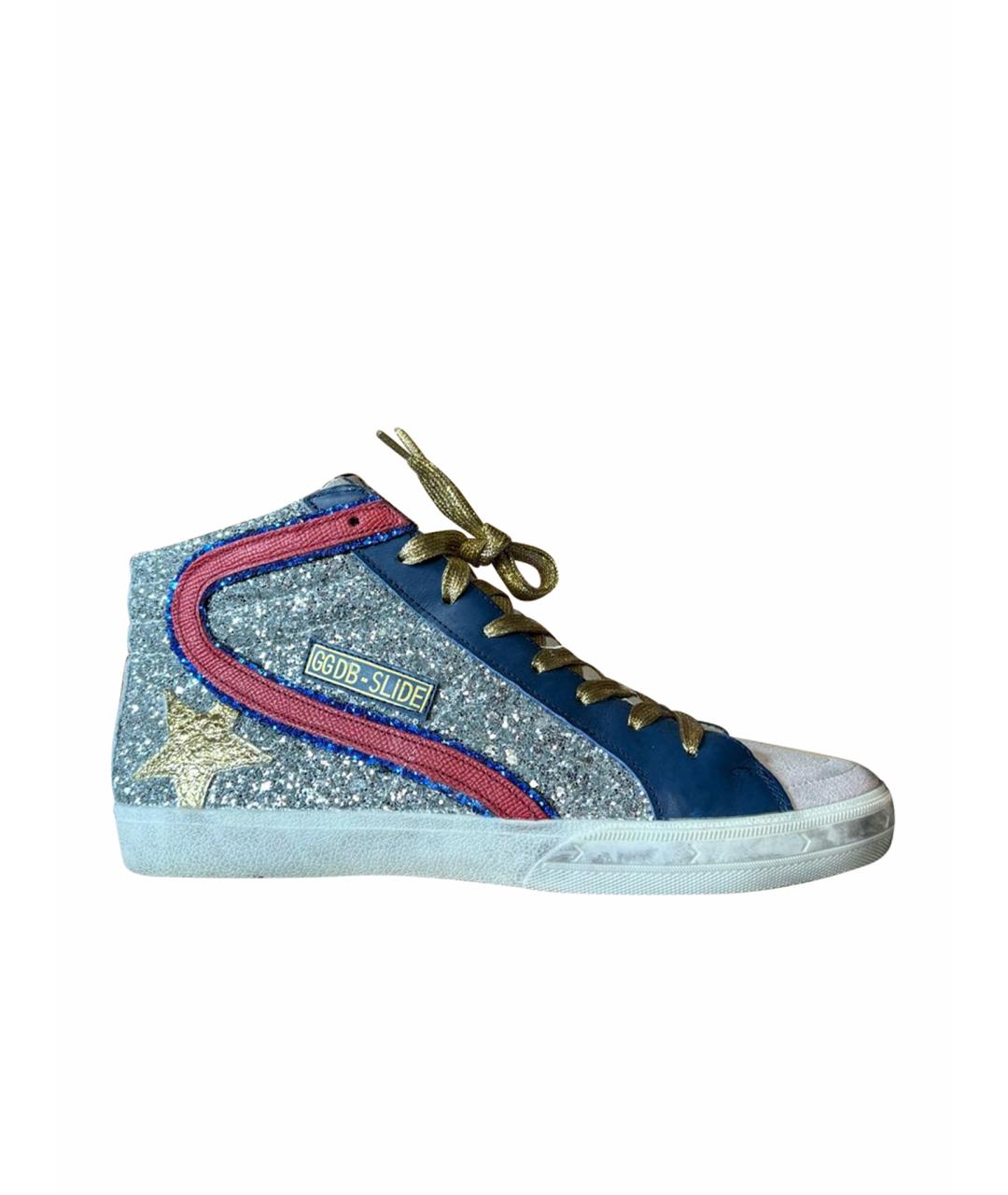 GOLDEN GOOSE Мульти кожаные кеды, фото 1