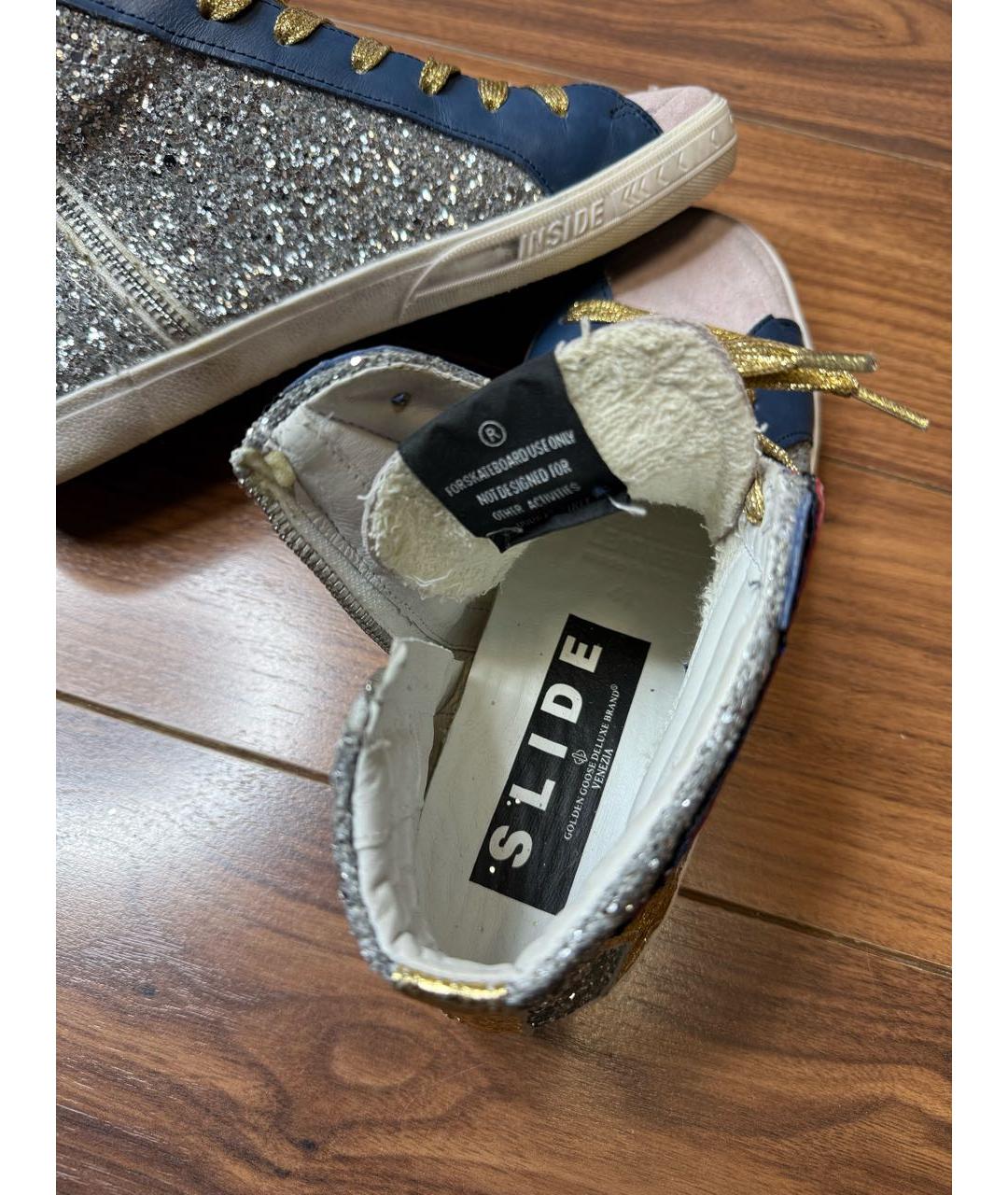 GOLDEN GOOSE Мульти кожаные кеды, фото 7
