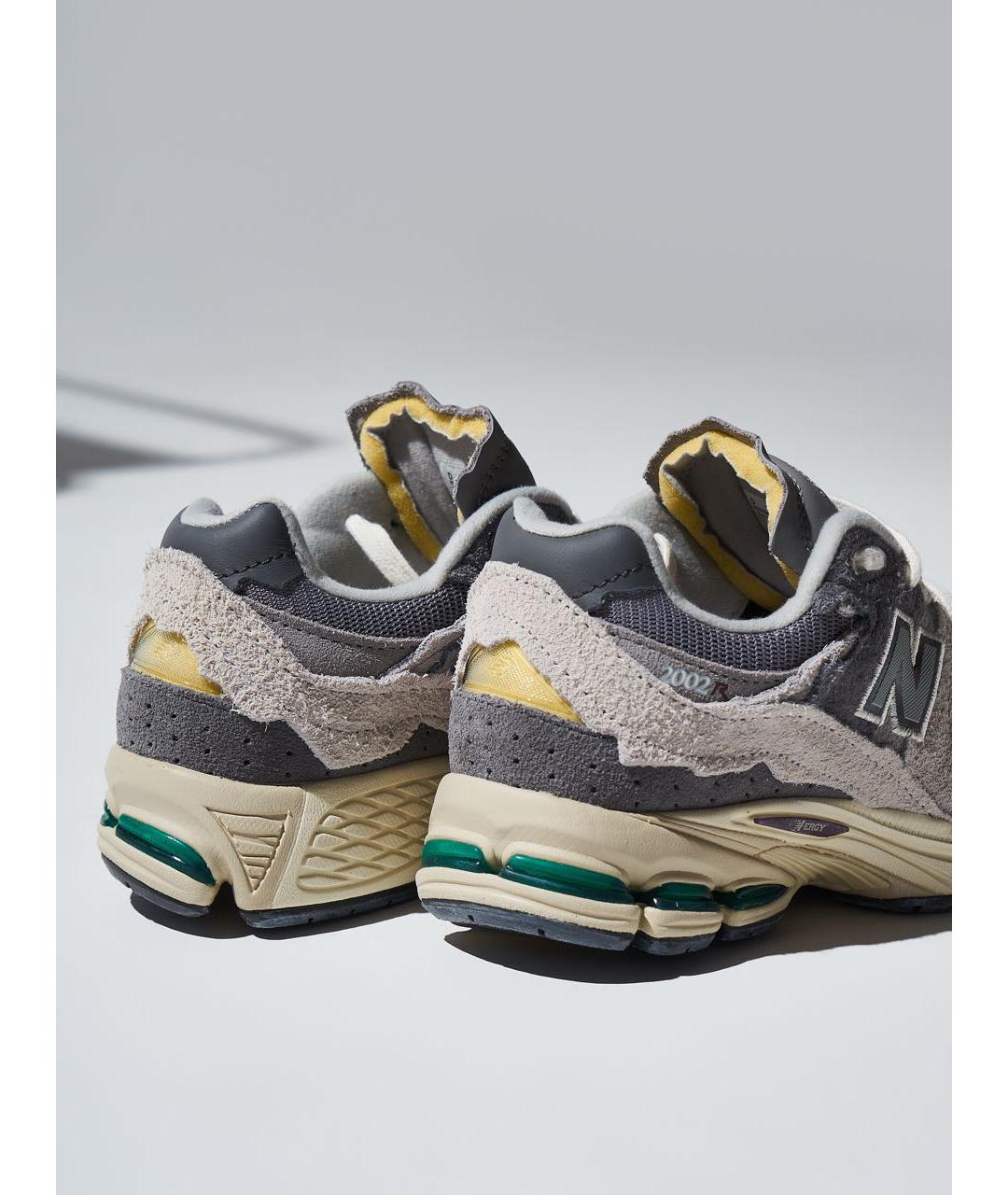 NEW BALANCE Серые замшевые низкие кроссовки / кеды, фото 8