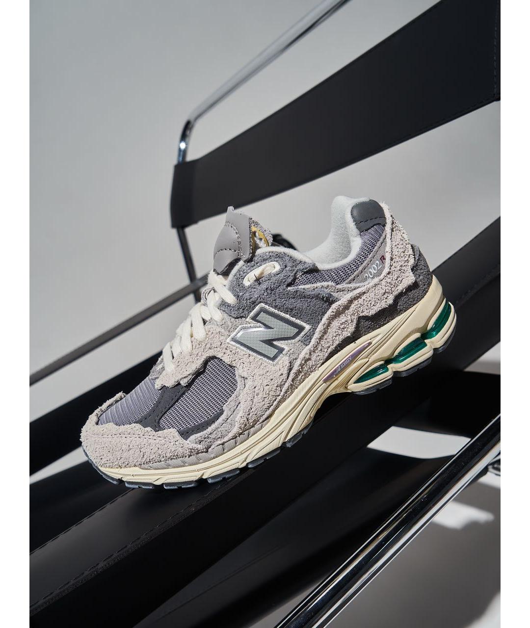 NEW BALANCE Серые замшевые низкие кроссовки / кеды, фото 5