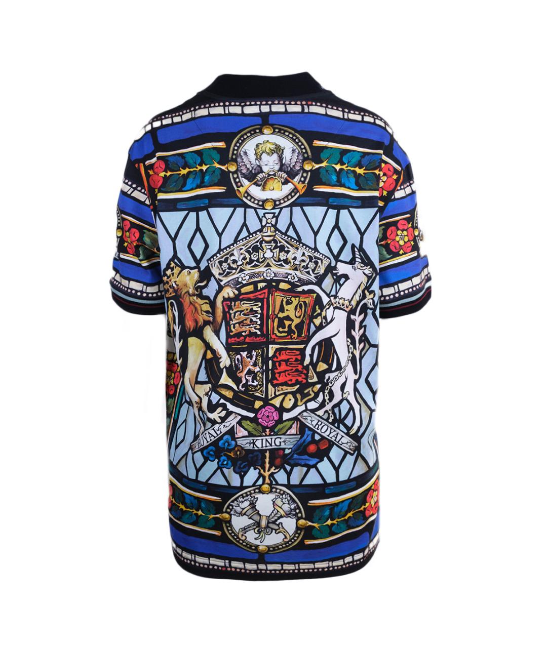 DOLCE&GABBANA Мульти хлопковая футболка, фото 2