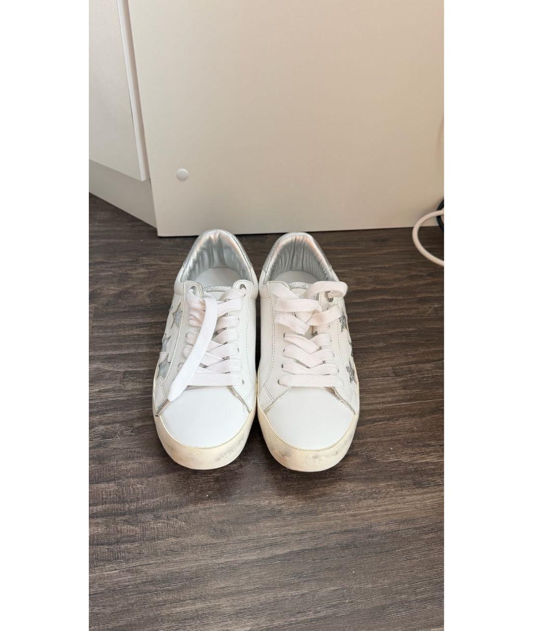ZADIG & VOLTAIRE Белые кожаные кеды, фото 2