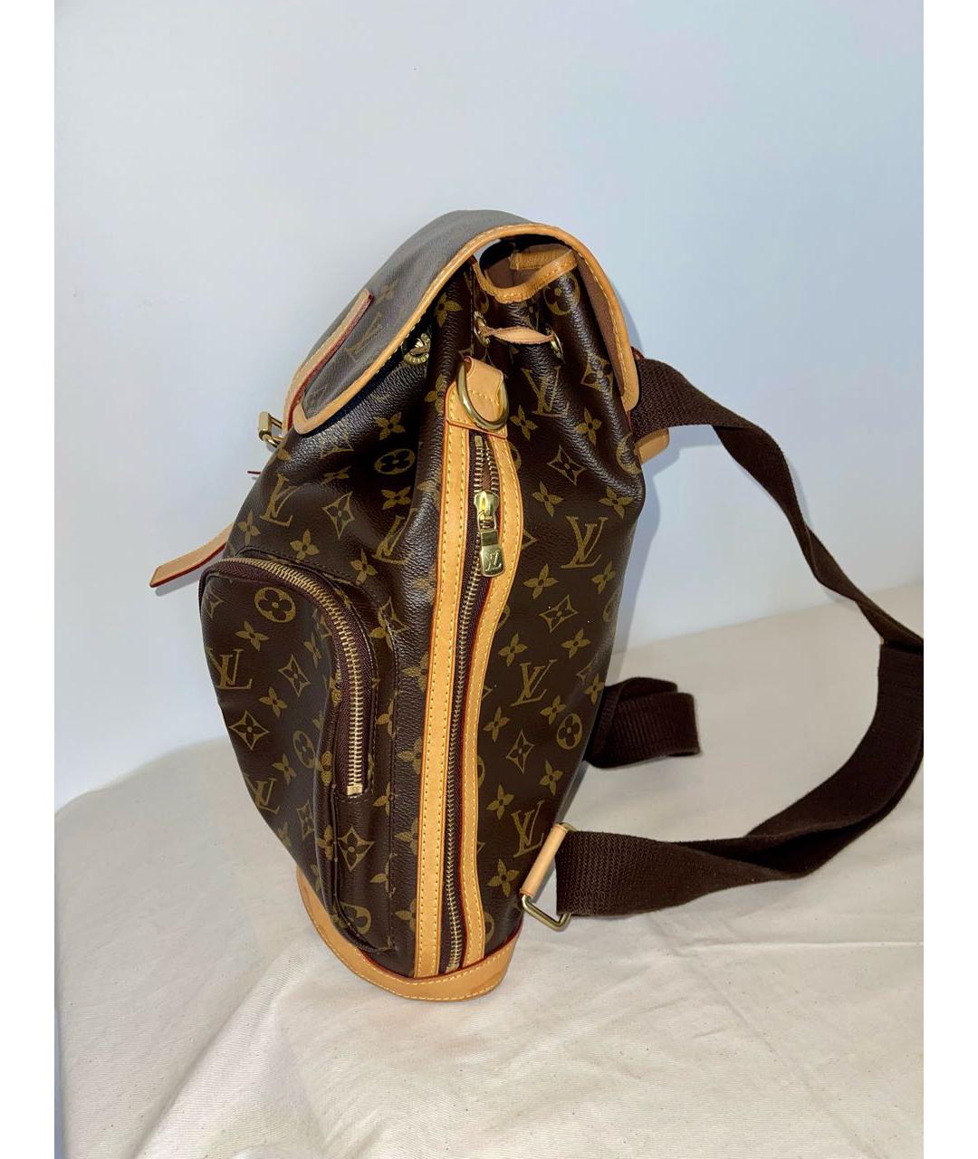 LOUIS VUITTON Коричневый рюкзак из канвы, фото 2