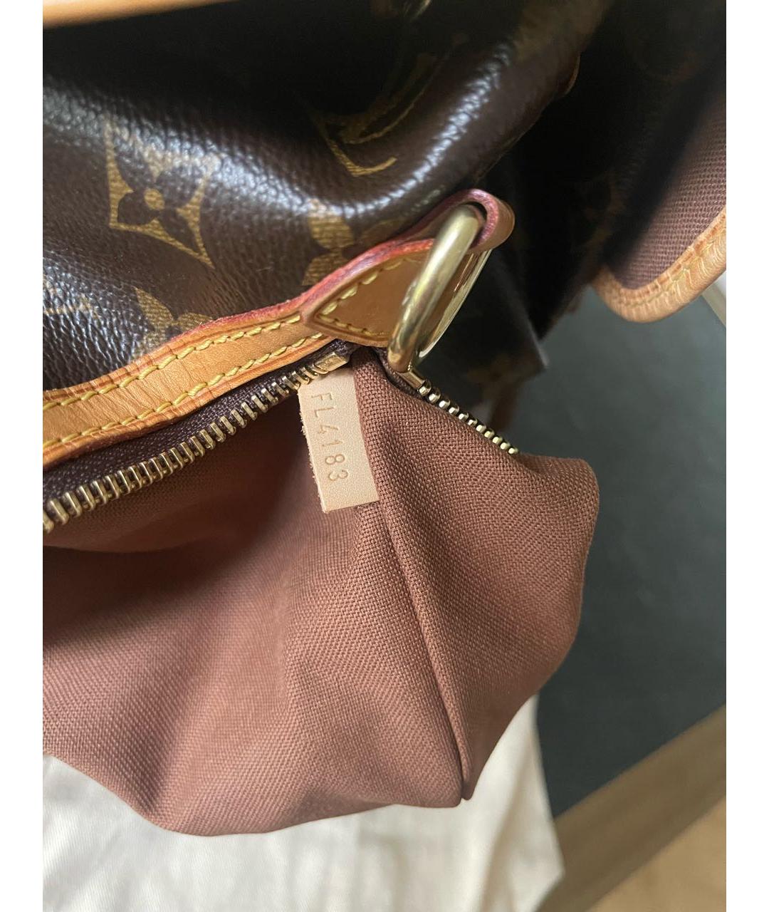 LOUIS VUITTON Коричневый рюкзак из канвы, фото 8