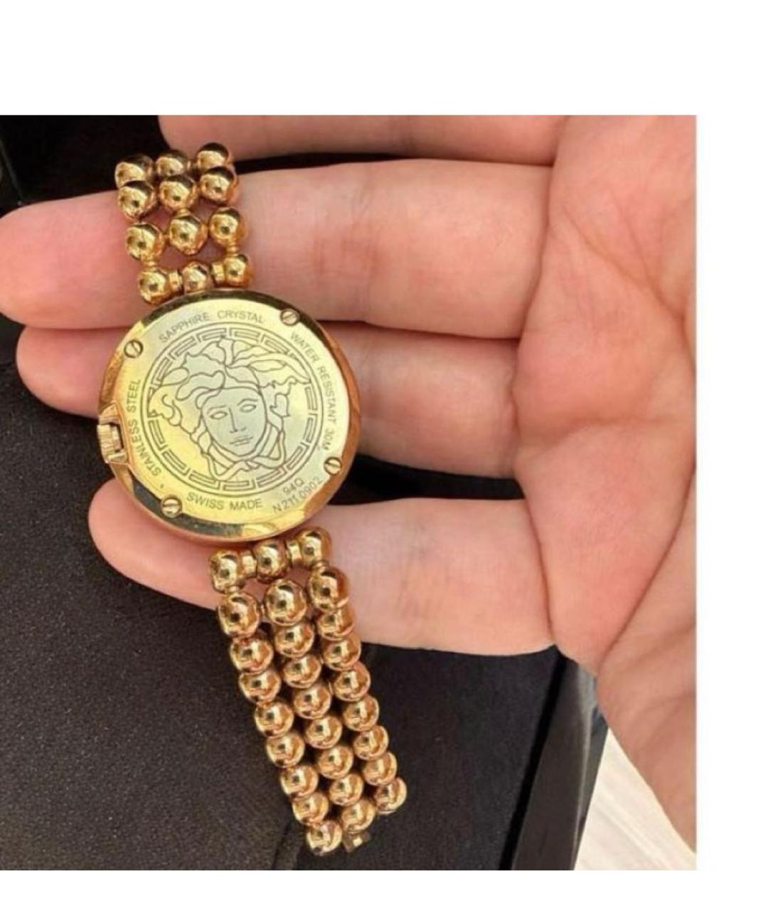 VERSACE Золотые часы, фото 3