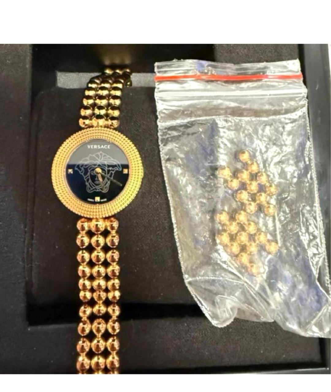 VERSACE Золотые часы, фото 4