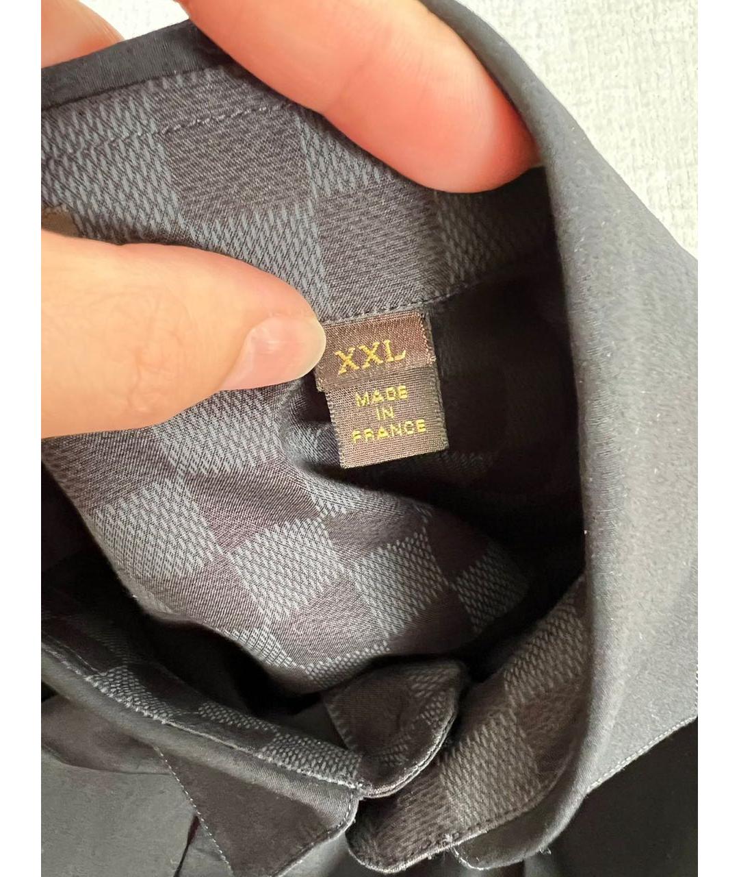 LOUIS VUITTON Черная кэжуал рубашка, фото 8