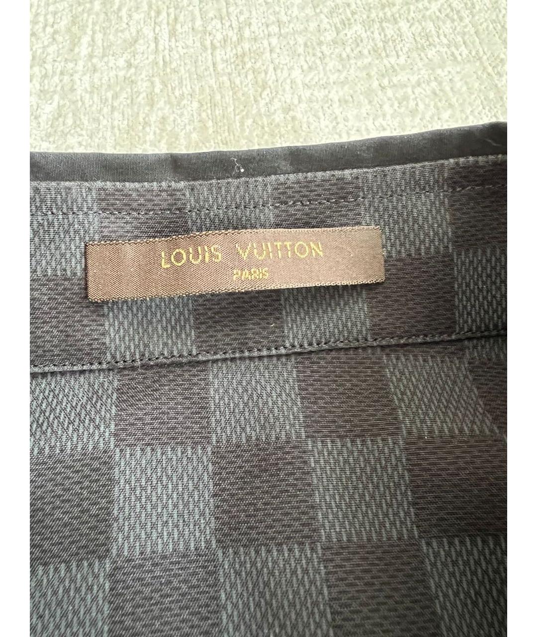 LOUIS VUITTON Черная кэжуал рубашка, фото 6