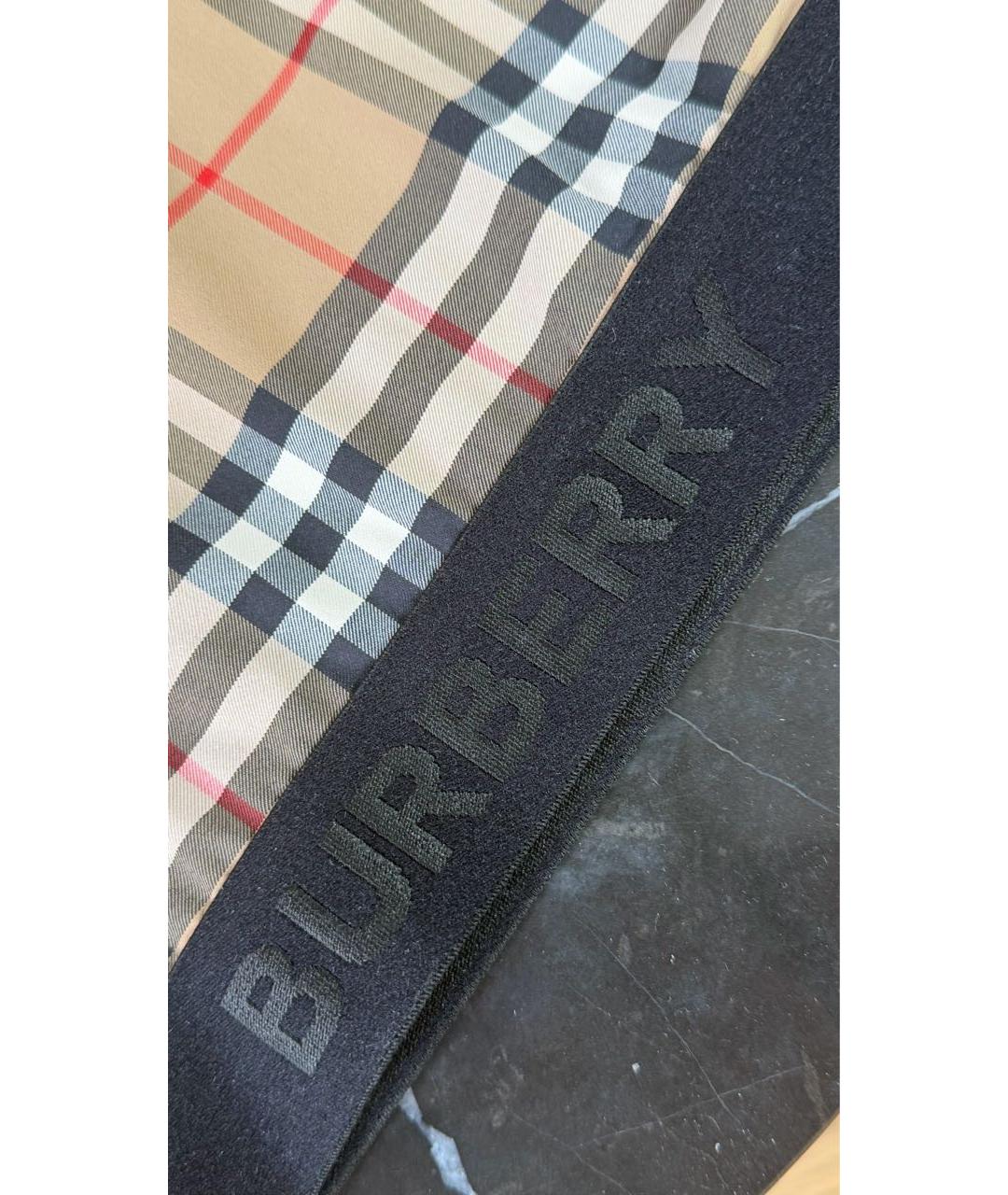 BURBERRY Мульти полиэстеровая майка, фото 4