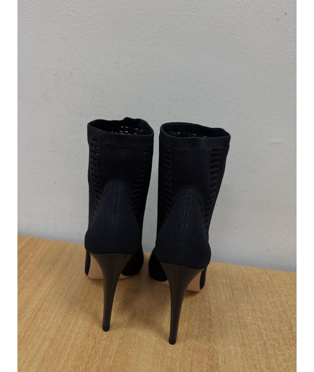 GIANVITO ROSSI Черные текстильные ботильоны, фото 6