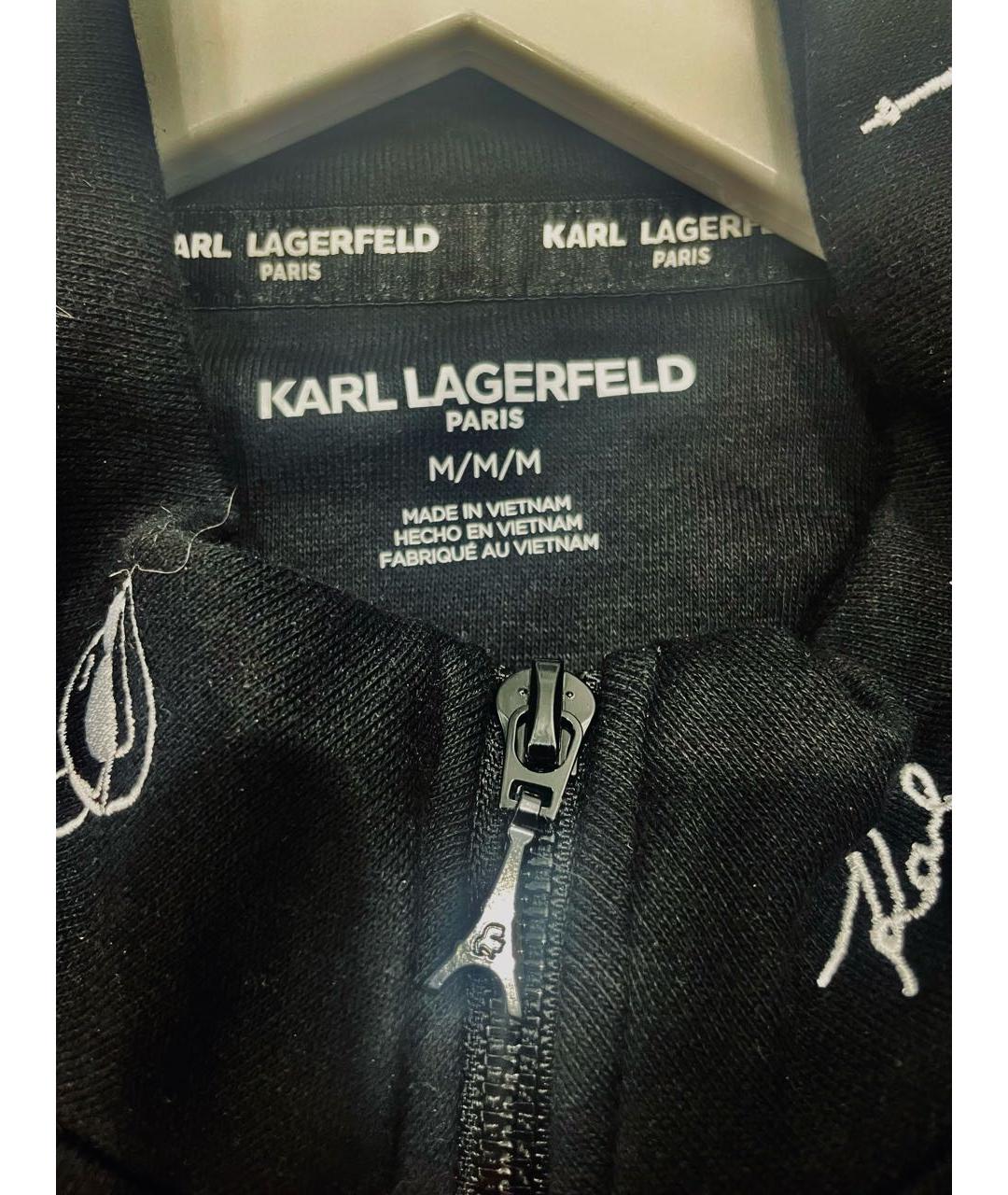 KARL LAGERFELD Черный хлопковый спортивные костюмы, фото 3
