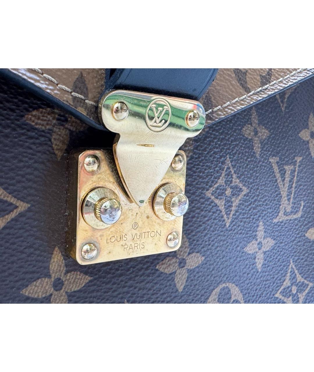 LOUIS VUITTON Коричневая сумка через плечо из канвы, фото 5