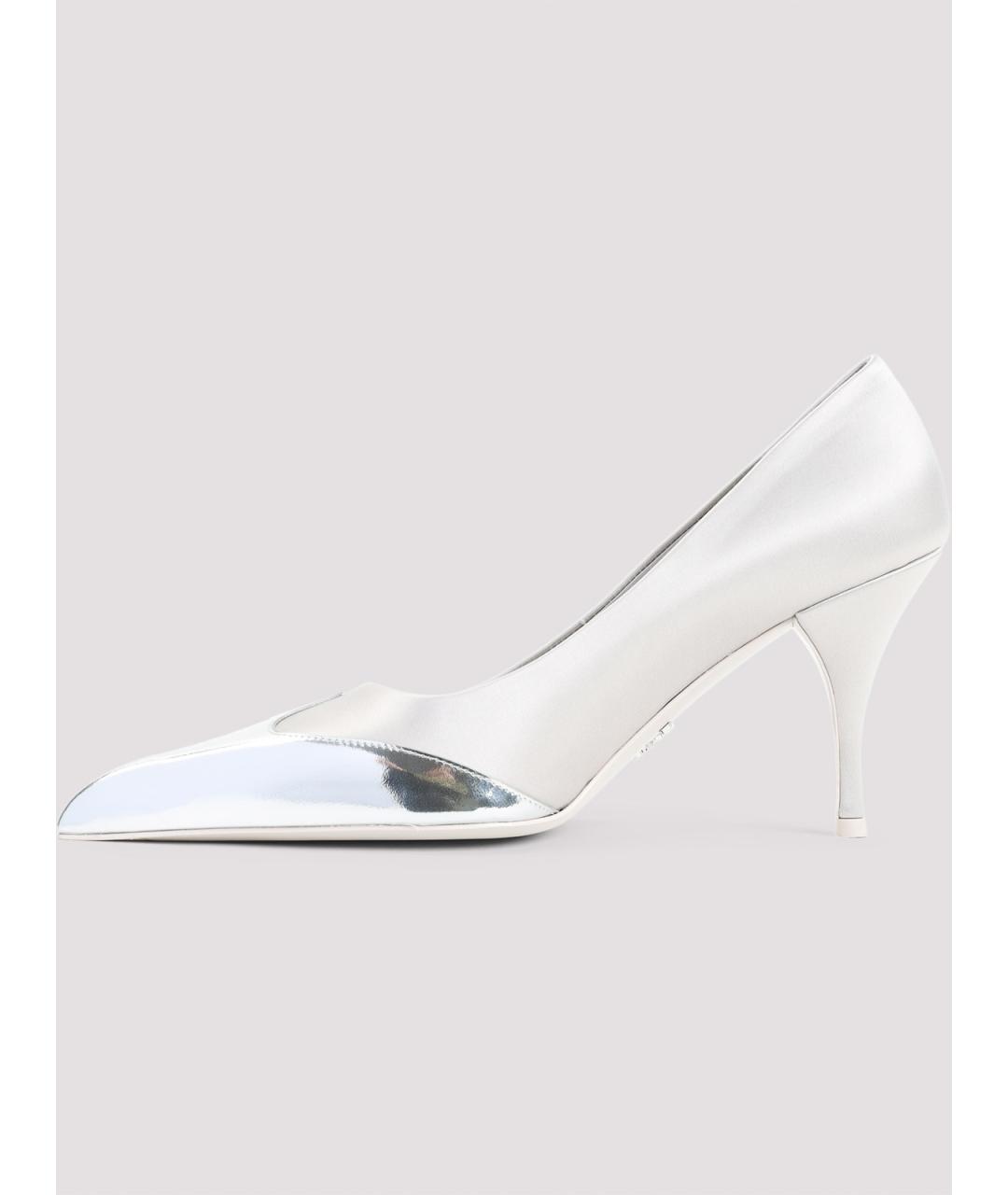 PRADA Серые текстильные туфли, фото 3