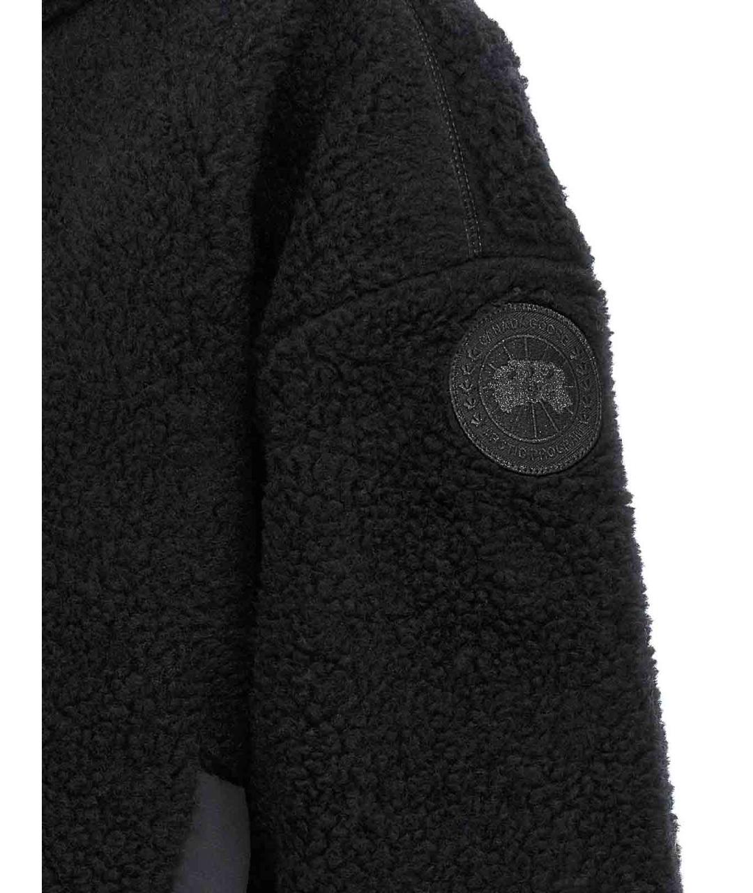 CANADA GOOSE Черная полиэстеровая куртка, фото 5
