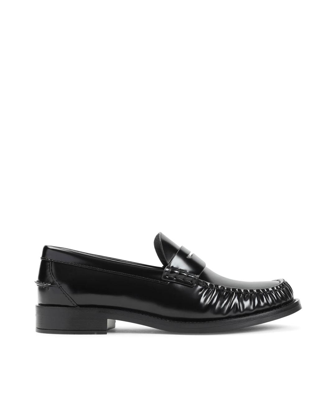 PRADA Черные кожаные лоферы, фото 5
