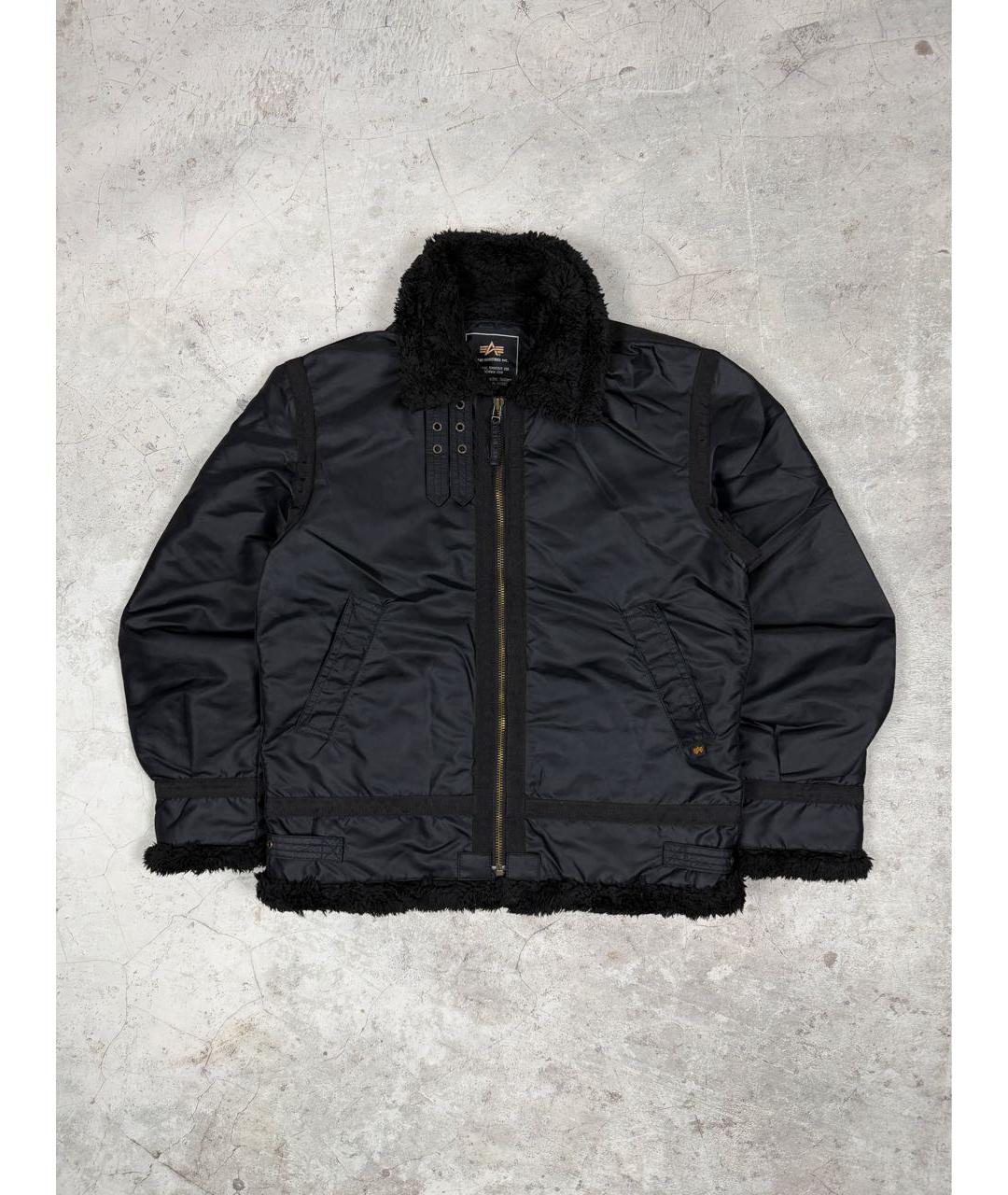 ALPHA INDUSTRIES Черная нейлоновая куртка, фото 9
