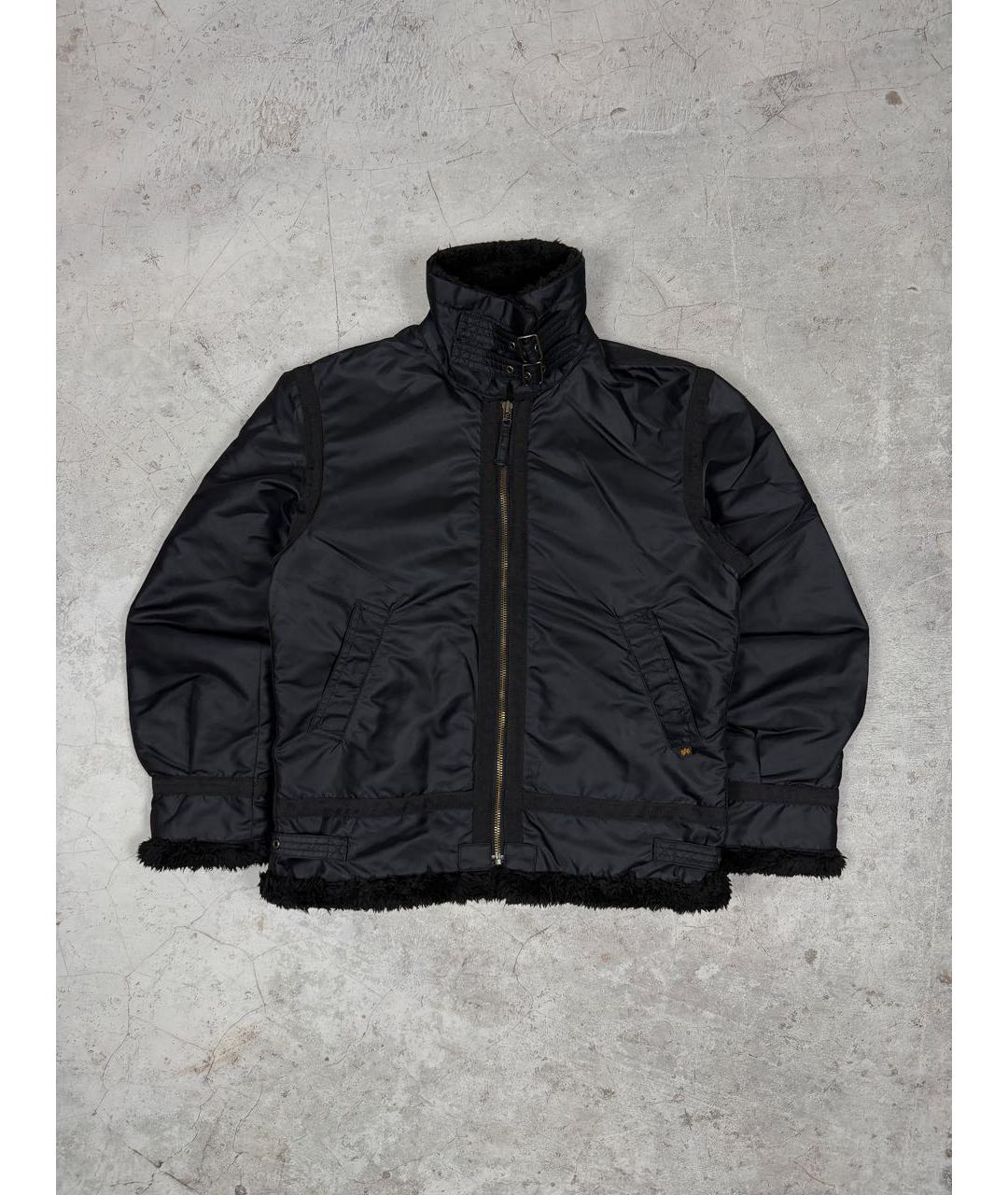 ALPHA INDUSTRIES Черная нейлоновая куртка, фото 2