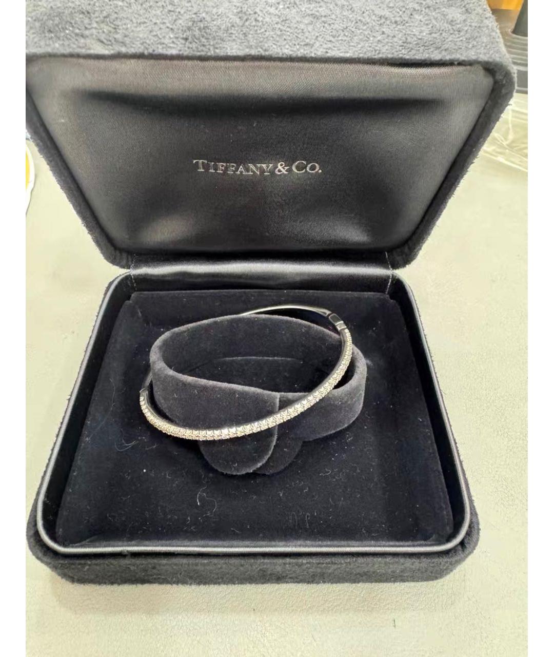 TIFFANY&CO Серебряный браслет из белого золота, фото 2