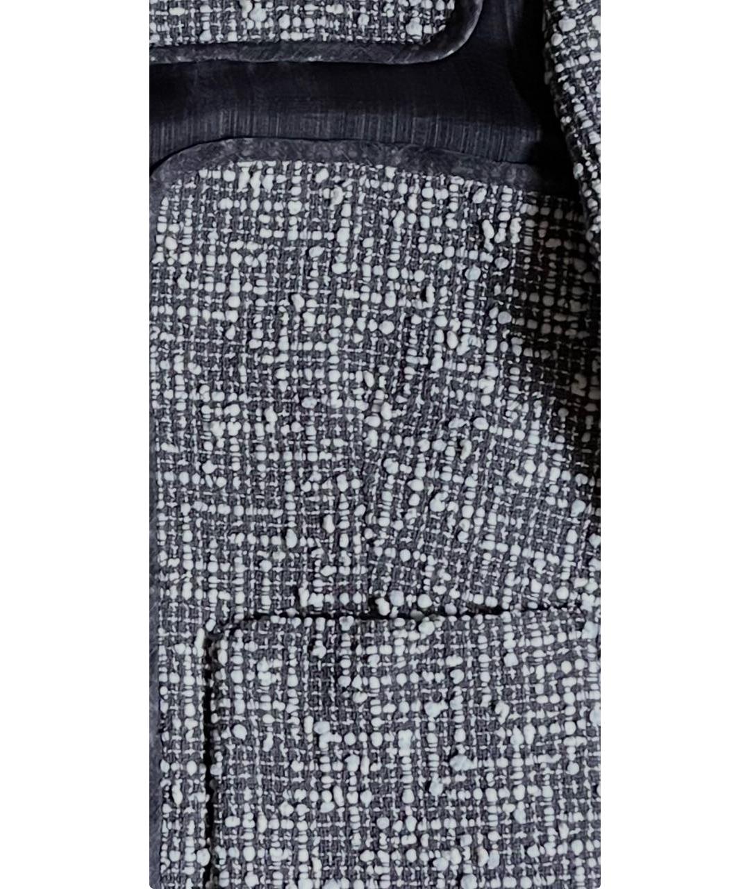 SPORTMAX Серый хлопковый костюм с юбками, фото 4