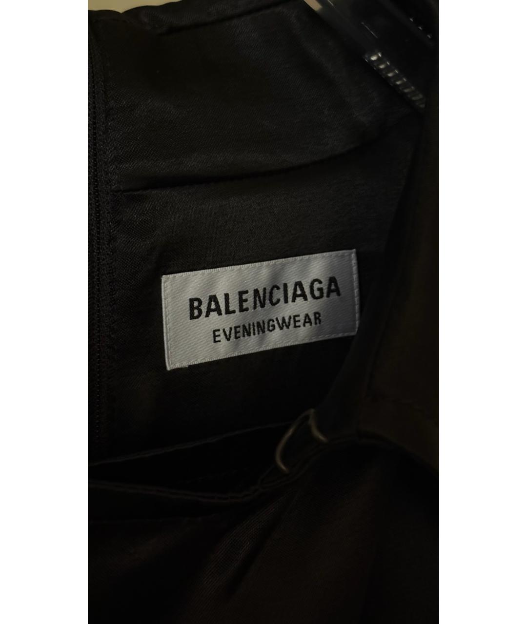 BALENCIAGA Черный тренч/плащ, фото 5