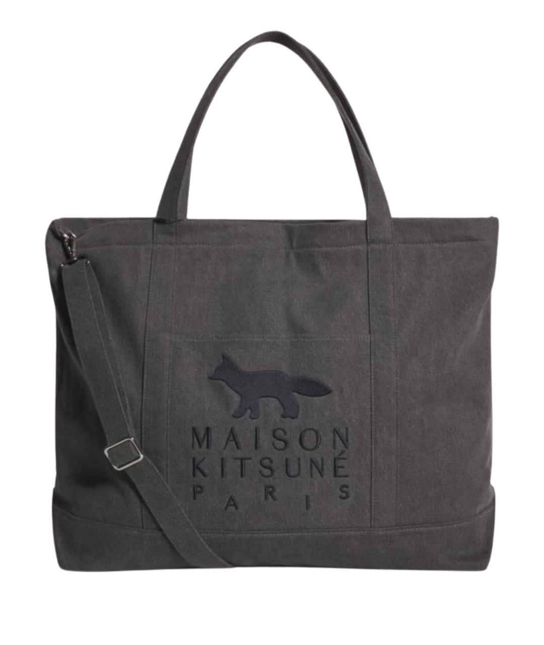 MAISON KITSUNE Хлопковая сумка через плечо, фото 1