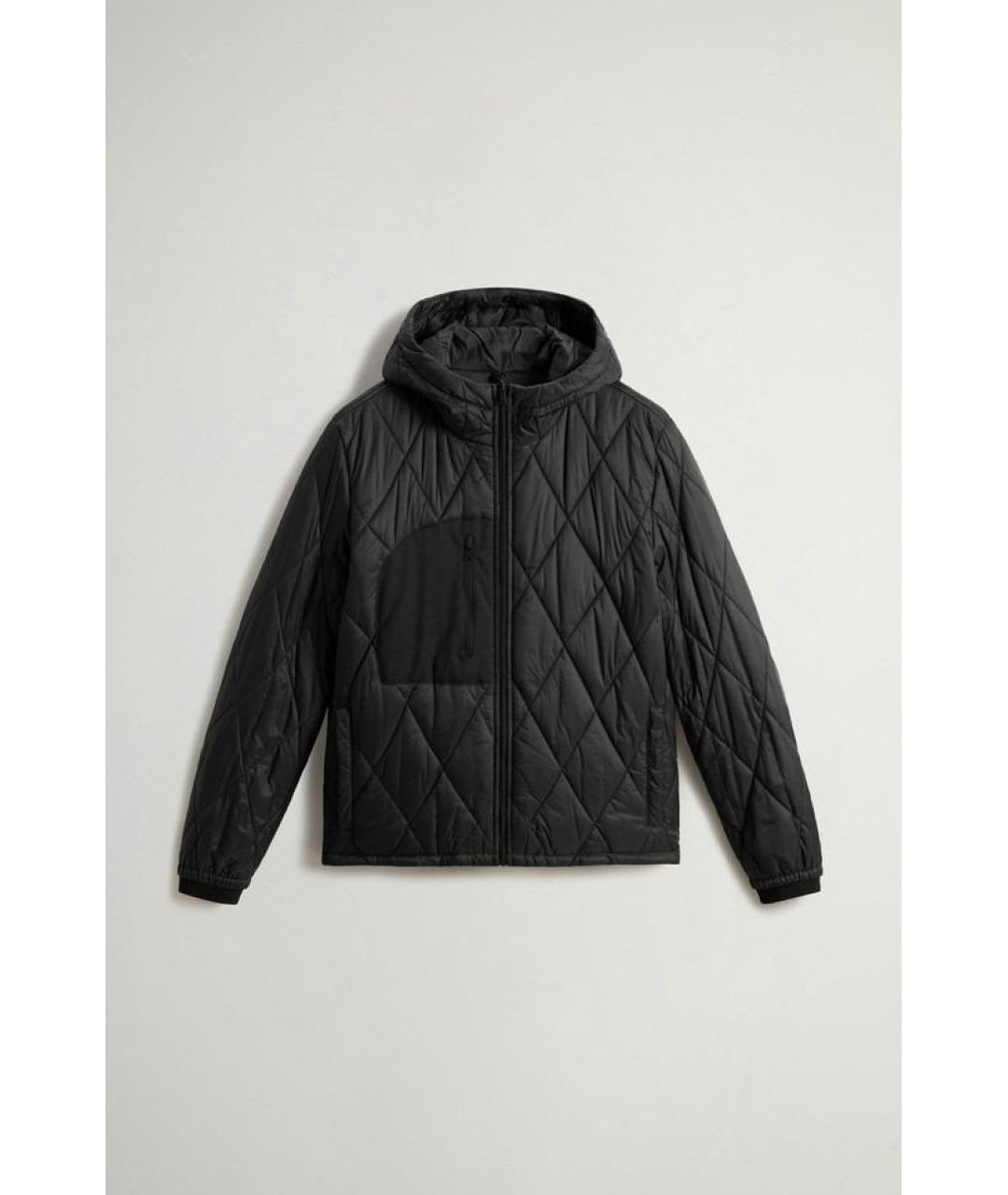 WOOLRICH Черная полиэстеровая куртка, фото 2