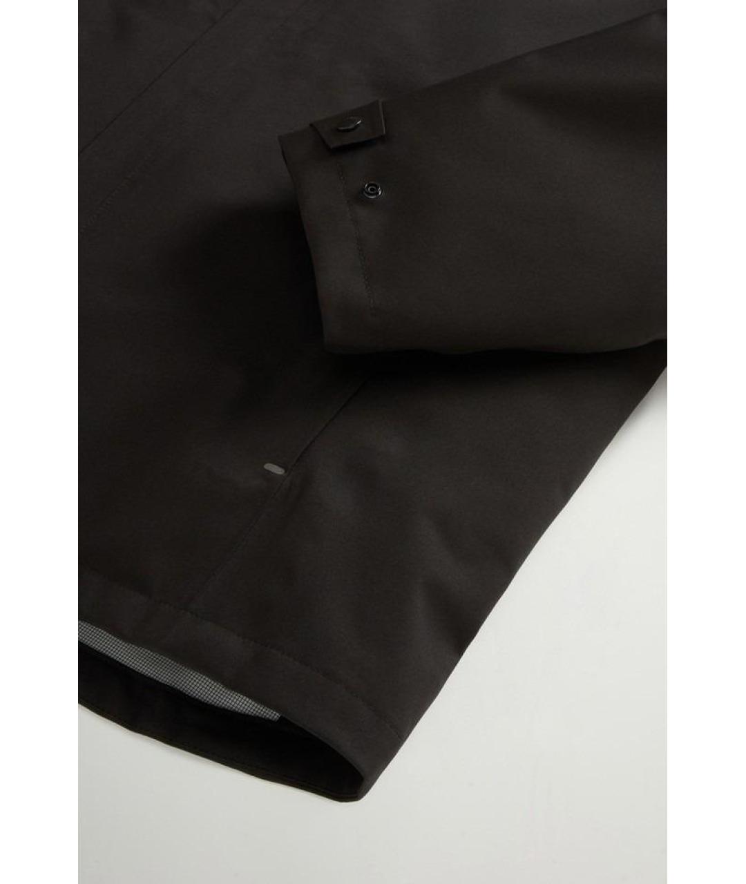 WOOLRICH Черная полиэстеровая куртка, фото 3